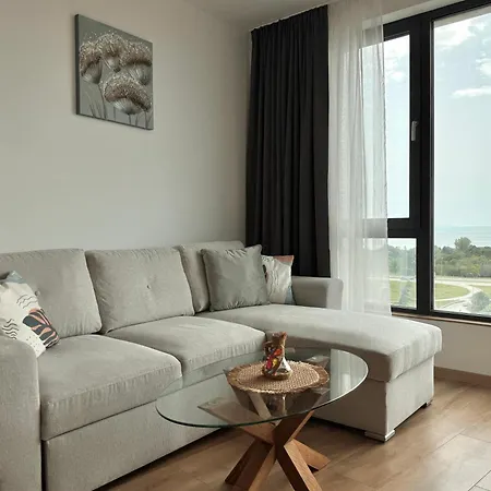 公寓 New In Breeze With Panoramic Sea View And Parking *